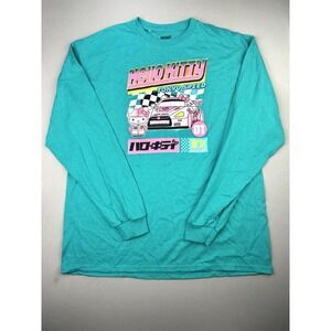 Hello‎ Kitty Adult XL Tokyo Speed Bioworld Long Sleeve Graphic Shirt NEW No Tags